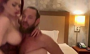 Curvy milf's spontaneous hotel fuck with stranger's big cock