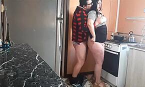 Stepdad Fucks Horny Stepdaughter In Kitchen
