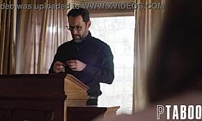 Confession of Desire: Belle Penelope Kay Approaches Priest Tommy Pistol to Confess Sexual Desires 😏