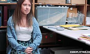 Lp officer fucks teen Adira Allure bent over