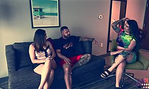 Amateur step sister screams in orgasm during rough missionary fucking.