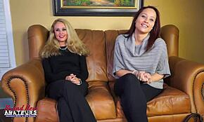 Coed cuties kennedy and carlee enjoy sucking a dick and getting pounded