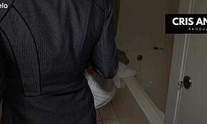 Kyara nyx and cris angelo - piss after work