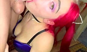 cute teen 18+ gets facefucked rims and drinks sperm 😍🍆