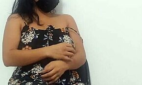 Woman dancing seductively in lingerie