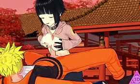 I watched Hinata Naruto futanari hentai where she gives blowjob handjob leading to cumshot.