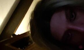 Tranny Sucking Huge Cock in Amateur Clip