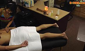 asian babe spied on by pawn keeper