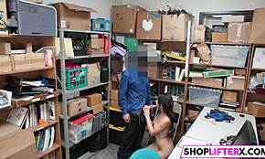 I drilled that nubile teen shoplifter taylor so hard