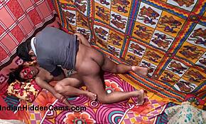 indian bhabhi caught watching porn on laptop. stepbrother fucks her in all holes with dirty hindi talk.