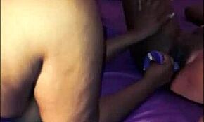 Ebony Women Masturbate With Dildos Close-Up