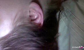 Extreme Fat German BBW Teen Fisted and Fucked by Two Guys