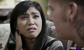 Asian teen fucked doggystyle hard