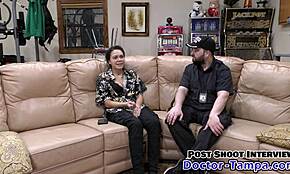 yo, i’m doctor tampa giving mara luvs her 1st ever gyno exam