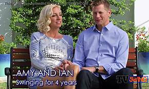 Mandy and Matt got the hottest pre-party sex ever at swingers mansion, I swear!