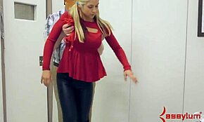 i got my teen bitch ass fucked hard in this rough threesome, oh man