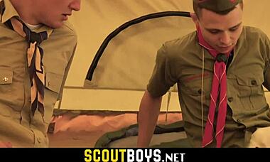 hot small scout boys explore gay sex first time