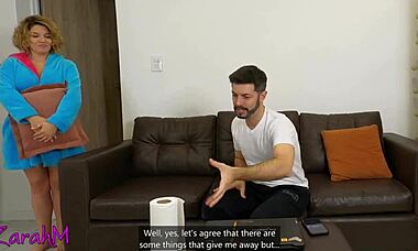 Watching Porn with Friend's Dad, Learned Ass Fucking