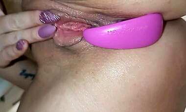 shoving anal plug into his ass during shower leads to squirting orgasm