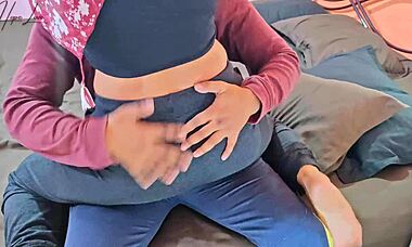 Beautiful sister-in-law rides in dorm