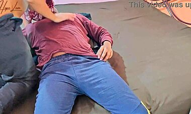 Beautiful sister-in-law rides in dorm