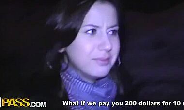 Pretty waitress got seduced by a stranger on the street, wanna know more? 😏