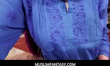 Virgin Muslim Teen With Big Tits Gets Creampie