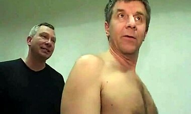 Stockings-Clad Blonde Endures Brutal Pissing and Fucking During Intense Casting Session.