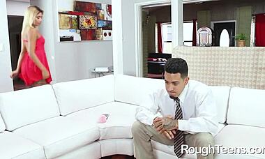 Horny Ally Berry Engages in Intimate Acts with a Large Partner