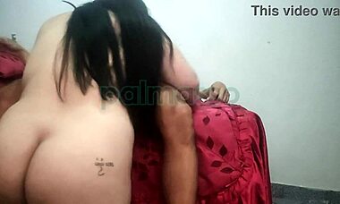 Chubby Wife of My Friend Fucked Hard on Hidden Camera