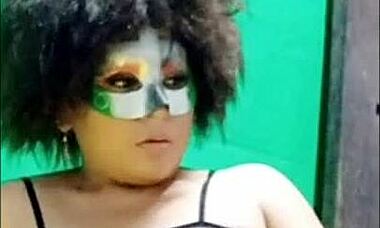 Stepsister In Lingerie Dances Seductively On Bed, Tight Vagina On Display