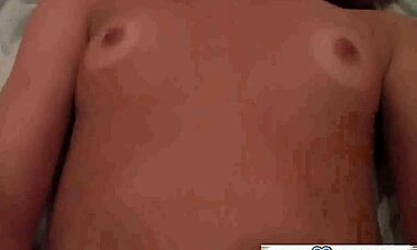 Skinny brunette teen gf Liona, why are you teasing me?