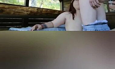 Mature Asian MILF Gives Wild Outdoor Blowjob!