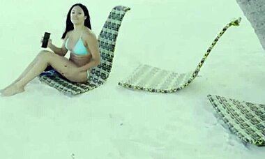 Brunette Latina With Natural Tits Fucked Hard By Stepbrother On Vacation