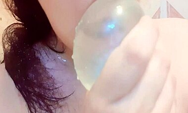 Colombian Teen Masturbates in Bathroom and Continues in Bedroom