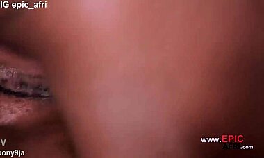 Big ass ebony wife enjoys morning intimacy with two partners