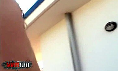 Teen with big tits in her first casting interview