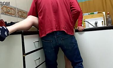 caught my best friend banging my wife in the kitchen