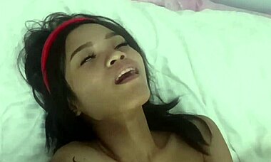 Petite Brunette Uses Purple Dildo Right After School for Double Orgasms