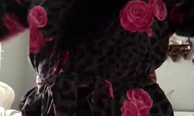 Is that slutty teen masturbating her pretty pussy?