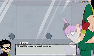 Raven Gives Handjob in 18Titans Episode 13!