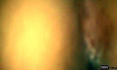 I slipped into the wrong hole, pushed deep in her backdoor. She winced but soon begged for more!