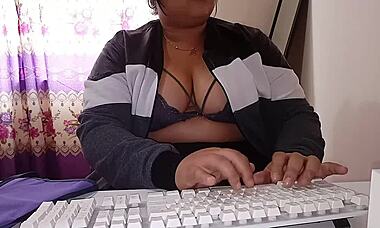 Stepmom’s employee bangs her hard in office chaos