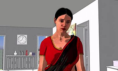 Indian Desi Step Sister In Law Banged With Huge Monster Cock In Anal BDSM Scene.