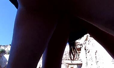 I enjoy with my lover, Naty Pink, a big slut with shaved vagina and brown hair