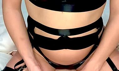 uhh, messed up tryna not cum during femdom milking comp...