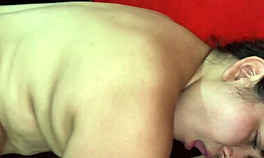 My stepsister masturbates me with her new dildo until I cum 😍