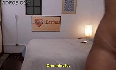 do you want to see this first time amateur latina babe sucking and fucking agent's big dick?