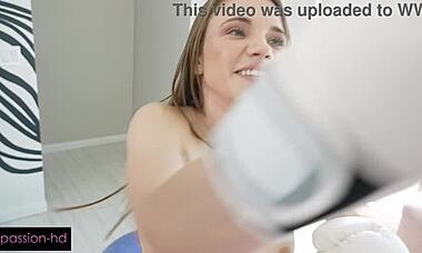 gimme that trainer’s cock now for my sweaty pussy, Rose Caarter pleads