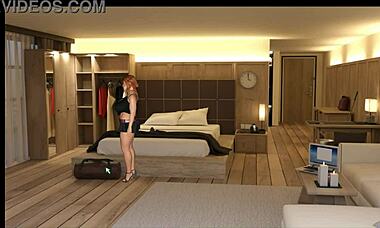 Nasty city hentai game episode two features strip poker and gloryhole footjob